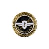 Sticker Emblem Diameter 64 mm Round Shiny Gold for Zündapp