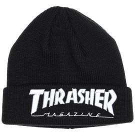 Slasher 23TH-N54K / MAG LOGO BEANIE BLK FR Kids' Knit Cap (Brand Logo)