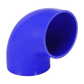 102mm 4 ID 90 Degree Hose Elbow Silicone Reducer Hose turbo Silicone Hose Coupler Intercooler Tube Blue for Car Intercooler Intake Piping