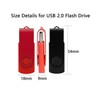 USB Stick 8GB Pack of 10, MAKACTUA USB Flash Drive