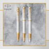 Parker IM Ballpoint Pen | Premium Pearl Lacquer with Gold