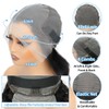 13x6 Lace Front Wigs Human Hair 200% Density HD Transparent