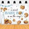 Fitumiw Cookie Baby Shower Backdrop 7x5ft A Sweet Baby Boy