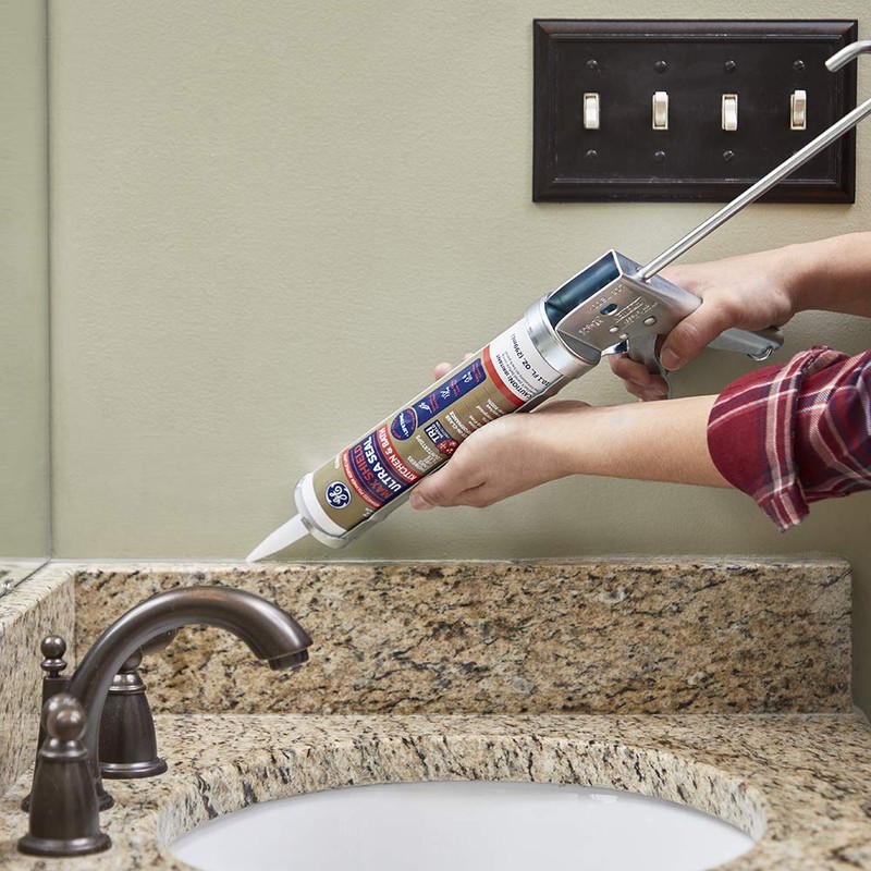 GE Max Shield Ultra Seal Kitchen & Bath Sealant Clear,
