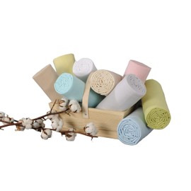 P'tit Basile - Cot bed Jersey Fitted Sheet - 100% organic cotton - Green - 70x140 cm - High quality combed cotton