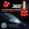 CHUSYYRAY For Chevy Cruze 2016-2019 4pc 6000K LED Headlight High&Low