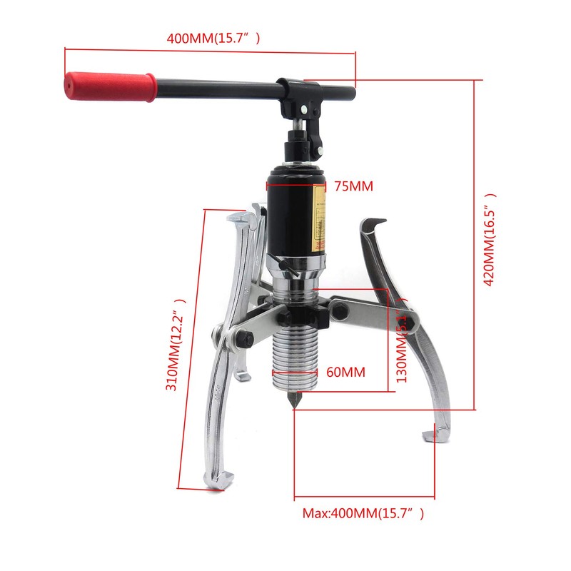 HTTMT- Vehicle 5 Ton 3 Jaw 360 Degree Flexibility Hydraulic