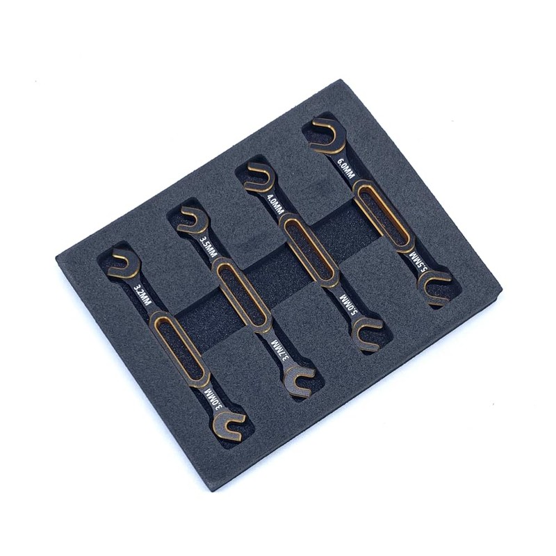KingVal 4PCS Wrench 3.0/3.2/3.5/3.7/4.0/5.0/5.5/6.0mm Turnbuckle Nut Ball Joint Remover with