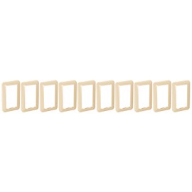 Panasonic Kos Mo Series Wide 21 Switch Plate Round 1 Row Beige WTC7101F, Pack of 10