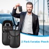 Hoiny 2 Pack Faraday Key Fob Protector, Premium Car RFID