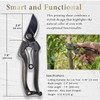 Wablade Japanese-Made Bypass Pruning Shears, Hand Pruner for Live Branches