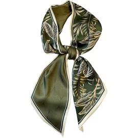 kcctoo 59" Mulberry Silk Like Head Scarf Women's Fashion Square Neck Satin Scarfs for Bag Hair Scarves Gift 59 * 5.9"