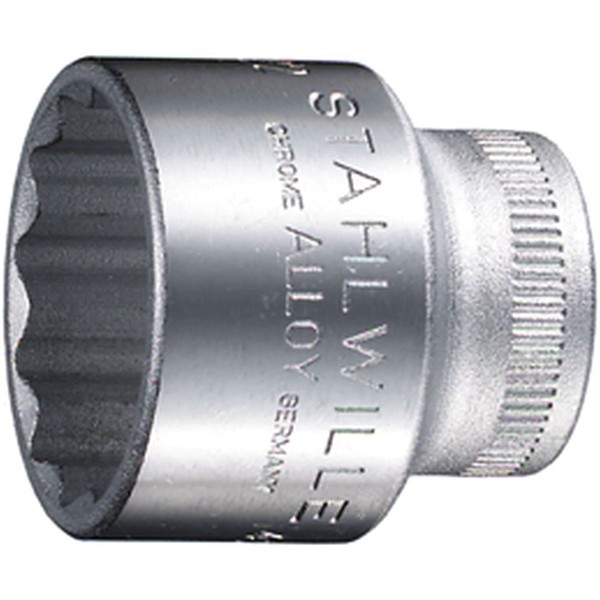 Stahlwille 02410040 45a Socket - 3/4" Bi-Hex with 3/8" Square