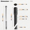 TRIWONDER Bike Quill Stem Adapter Riser Fork Stem Extender Aluminum