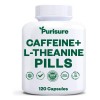 Purisure Cápsulas Cafeína 100mg + Teanina 200mg 120 Tabletas