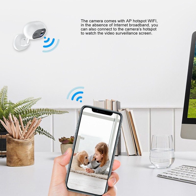 Home Security Camera HD 1080P Night Vision Wide Angle View