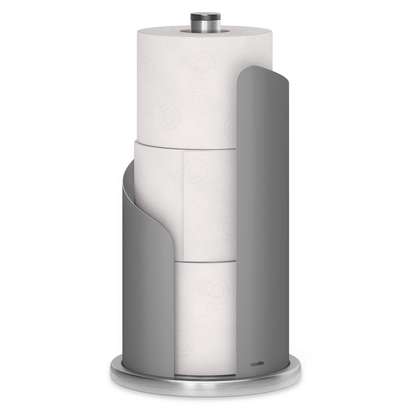 Stardis Kitchen Roll Holder, Stainless Steel/Matte Coated, Diameter: 15 cm