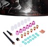 40Pcs TIG Welding Torch Accessories Kit Collet Alumina Nozzle Gas