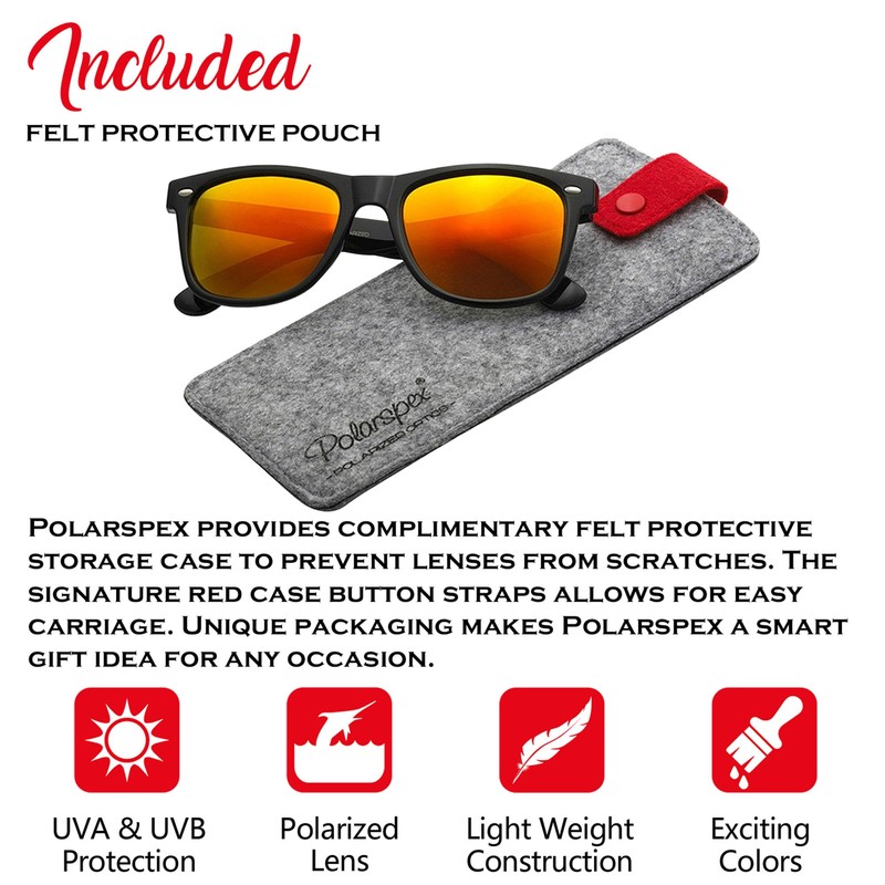 polarspex polarizadas Unisex 80 's Retro Clásico Moderno anteojos de