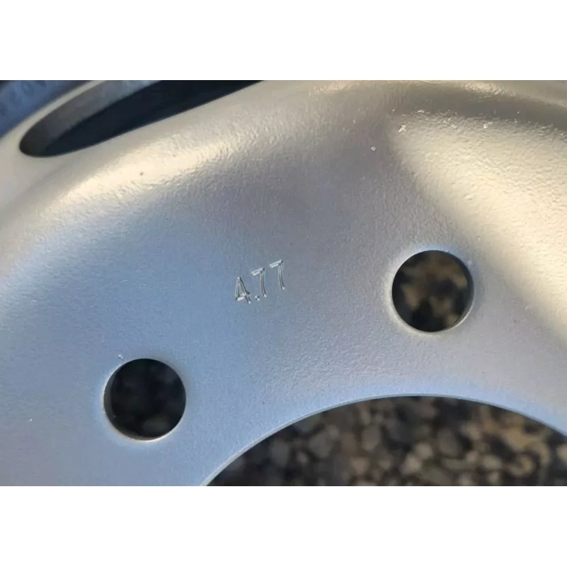 16" Steel Dual Wheel 8 Lug - 4.77" Center Hole