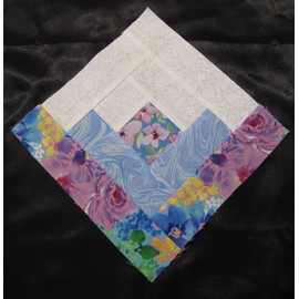 Handmade Quilt Top Kit-16 PreCut 8.5" Log Cabin Blocks-Patchwo