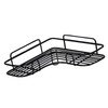 2PCS Corner Storage Rack Triangular Shower Organizer Shelf Wall Mount