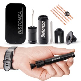 Bike Repair Kit - Includes Repair Kit - 15 Wicks and Plugs to Attach to Your Handlebar - Compact, Very Light and Durable - Suitable for All Types of Tubeless Tyres