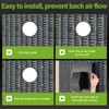 Rossesay Roof Vent Cap with Damper Removable Screen and Bottom
