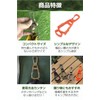 fogman Glove Holder Glove Holder Clip Stylish Lightweight with Carabiner