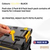 Rugged Tools Anti-Wobble Stabilising Push-in Inserts compatible with Dewalt Tough