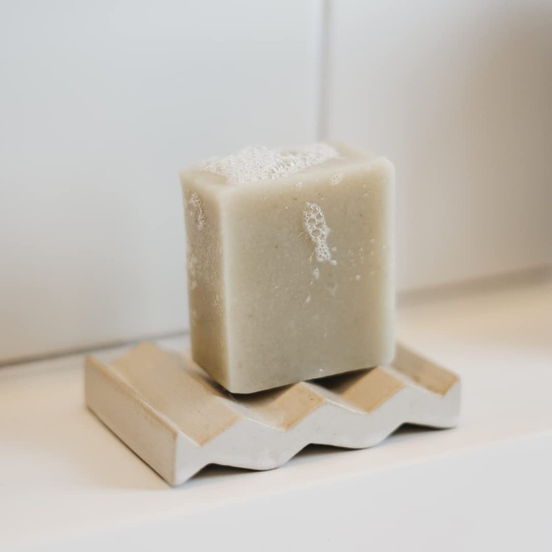 PlantBase Solid Shower Gel Mint 100 g, Solid Soap for