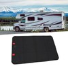 RV Door Window Shade Cover Foldable Privacy Blackout Shade for
