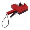 Price Label Gun Small Tag Sticker Maker Machine Red with