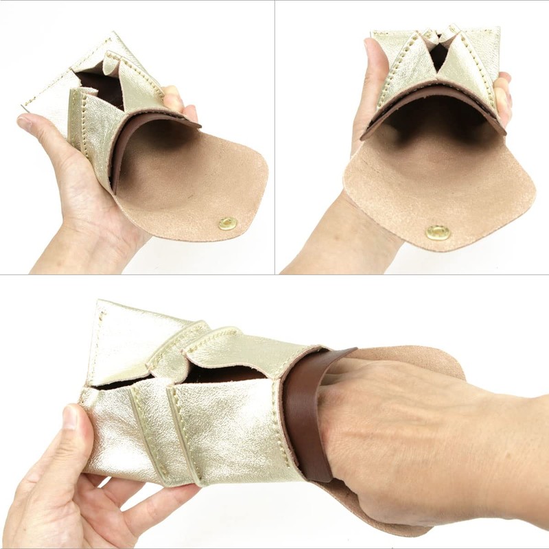 Cham HAKU PLUMP WALLET LXKH-010 Women's Mini Wallet, Small Wallet,