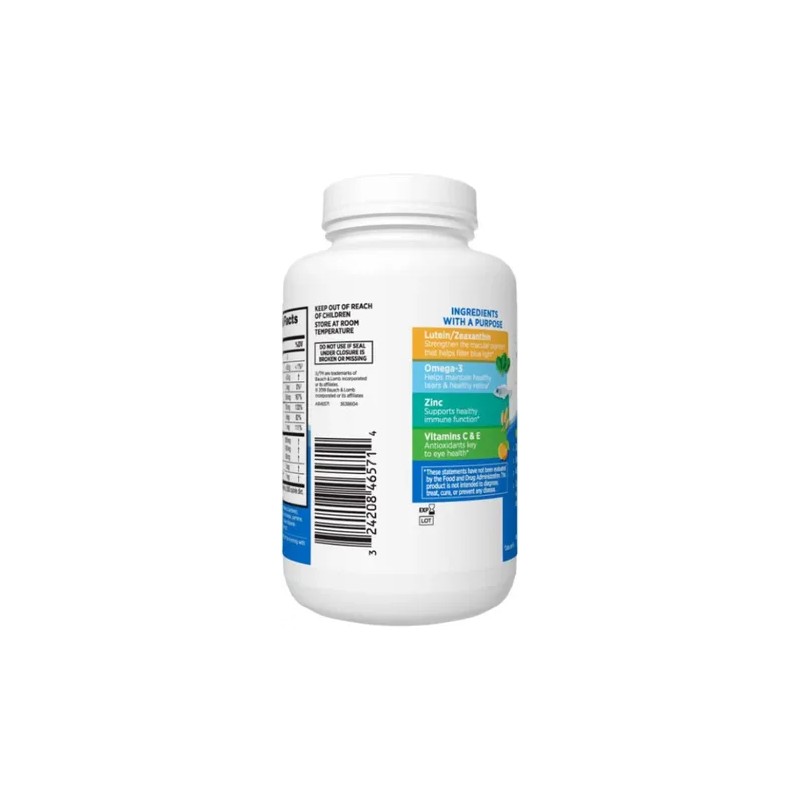 100gels Vitaminas Lutein Zeax Om3 /p Ojos Ocuvite Adulto 50+