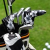Golf Headcover Putter Skull & Four Leaf Clover, Lightweight Waterproof