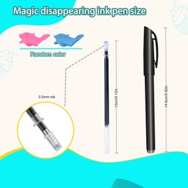 ZAYSWDNS 24Pcs Magic Pens & Refills ，Compatible with Grooved Handwriting Practice for Kidsor Tracing Book ， Disappearing Ink Pen Set for Grooved Books for Children's Magic Copybooks
