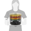 Elite Gourmet EFD319 Food Dehydrator, 5 BPA-Free 11.4" Trays Adjustable