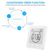 Wowlela Shower Clock Waterproof Bathroom Clock Digital with Suction Cup