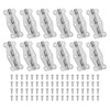 PATIKIL Small Vintage Box Hinges, 2 Inch, 12 Pack, 180-Degree