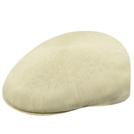 Kangol Headwear Men's Tropic 504 Flat Cap, Beige, Medium