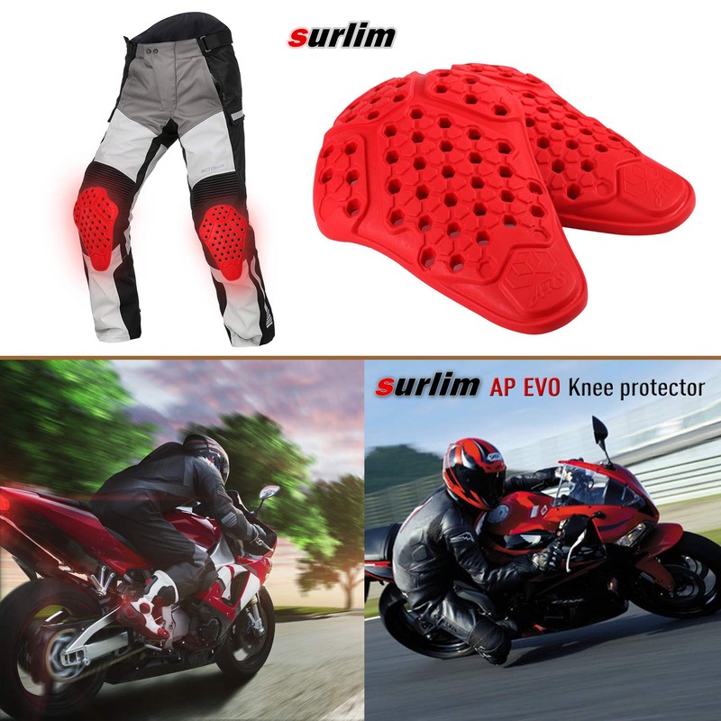 surlim Knee Protector CE Insert Armor Motorcycle Pants Replacement Pads