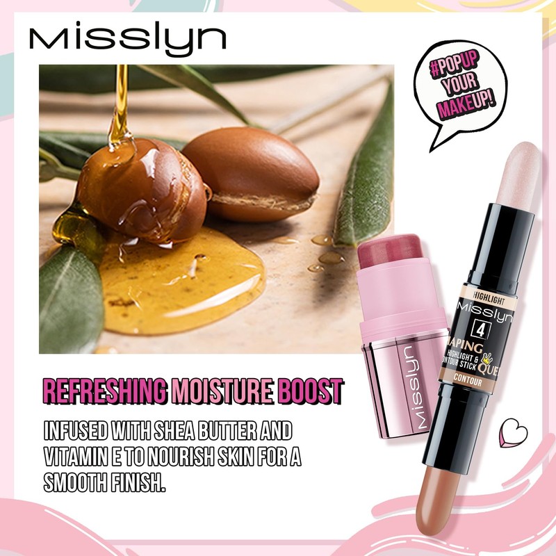Misslyn Multi Stick Eye Shadow, Lipstick and Blush for Eyes