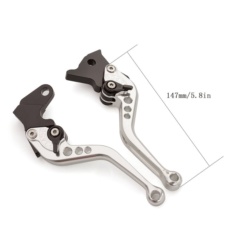 NICEDOLL CNC Clutch Brake Levers Fit for Continental GT 650,