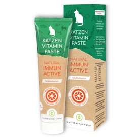 Vitamin Paste for Cats - With 7 Important Vitamins - Natural Immune Active Multivitamin Paste for Cats, Promotes Defences