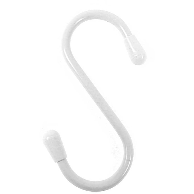 Nissa Chain Antibacterial Family Hook, Black, 0.9 / 9.1 inches