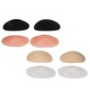 4Pairs Silicone Shoulder Pads Soft Breathable Invisible Removable Prevent Slip