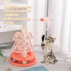 Kittenhood Interactive Cat Toy for Bored Cats, Orange Christmas Tree