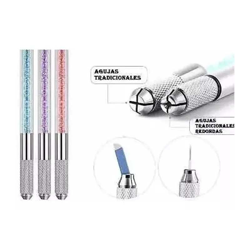 Unic Lápiz Inductor Doble Cabeza Para Agujas Microblading Cejas