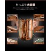 ACLUO Men's Long Wallet, Tochigi Leather, Made by Leading Leather